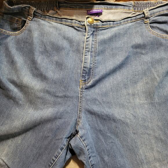 USED WORN AVENUE DENIM WOMENS JEANS 26 - Picture 8 of 16